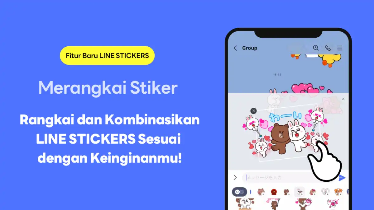 Merangkai Line Stiker